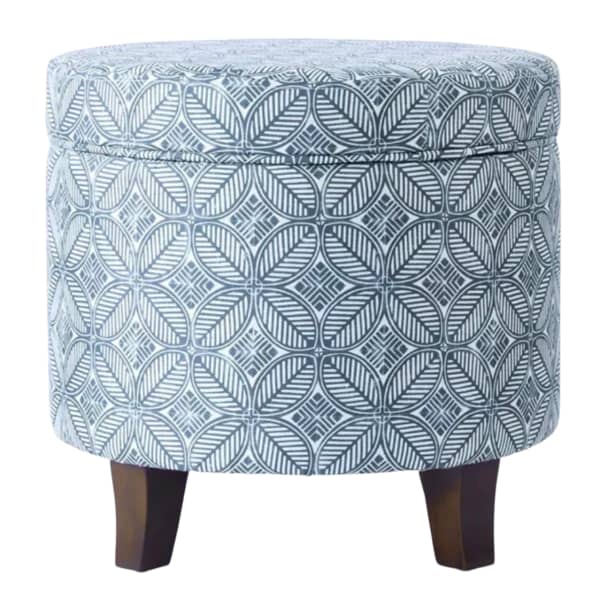 Cole Classics Round Storage Ottoman 