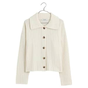 Madewell Oversize-Collar Cardigan Sweater