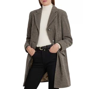 Lauren Ralph Lauren Notched-Collar Walker Coat