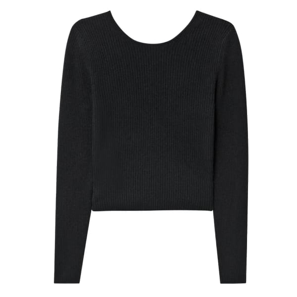 Cashmere Crossover Sweater