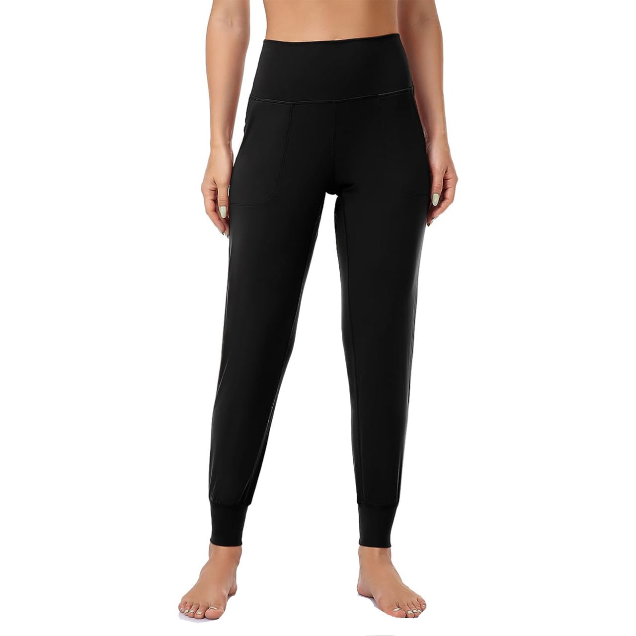 YPB your personal best Women's Black Ultra High Rise Jogger Pants