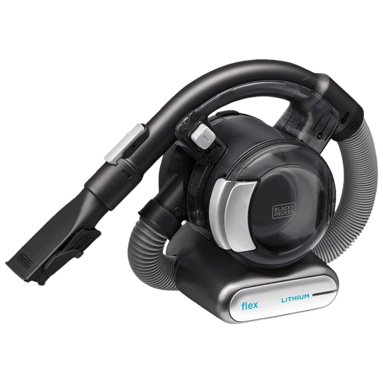 BLACK+DECKER Furbuster Handheld Vacuum for Pets, Cordless, AdvancedClean+,  Gray