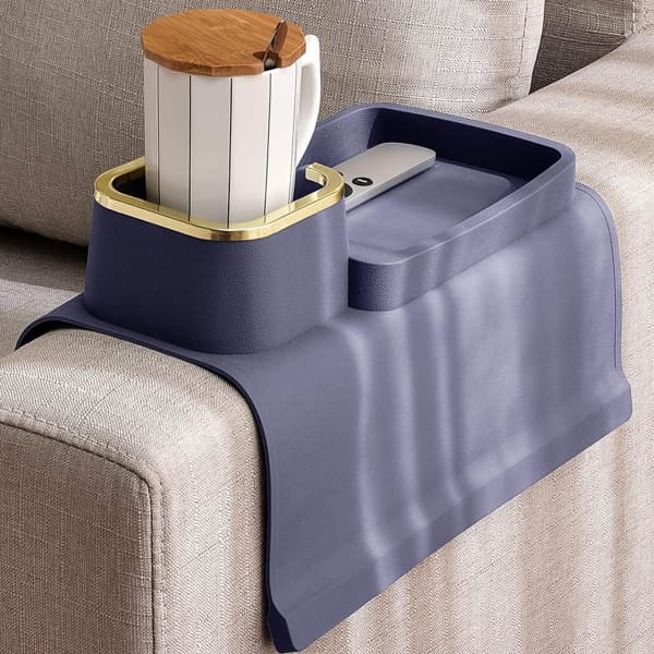 Silicone Couch Cup Holder Tray