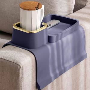 Elimiko Silicone Couch Cup Holder Tray