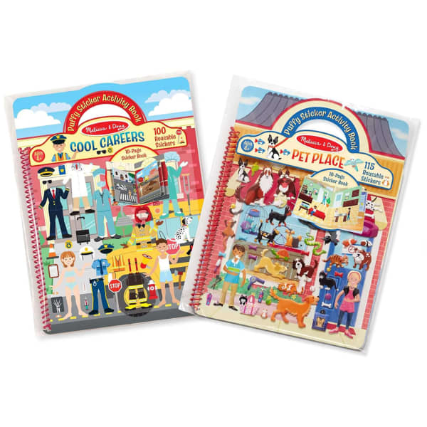 Puffy Sticker Activity Books Set