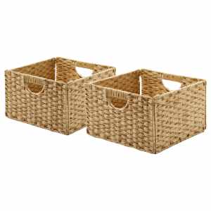 Wayfair Basics Water Hyacinth Basket, Set of 2
