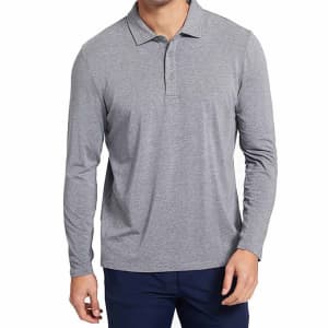 Solbari Long Sleeve Polo Shirt UPF50+ Sensitive Collection