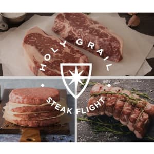 Holy Grail Steak Co.  Steak Flight