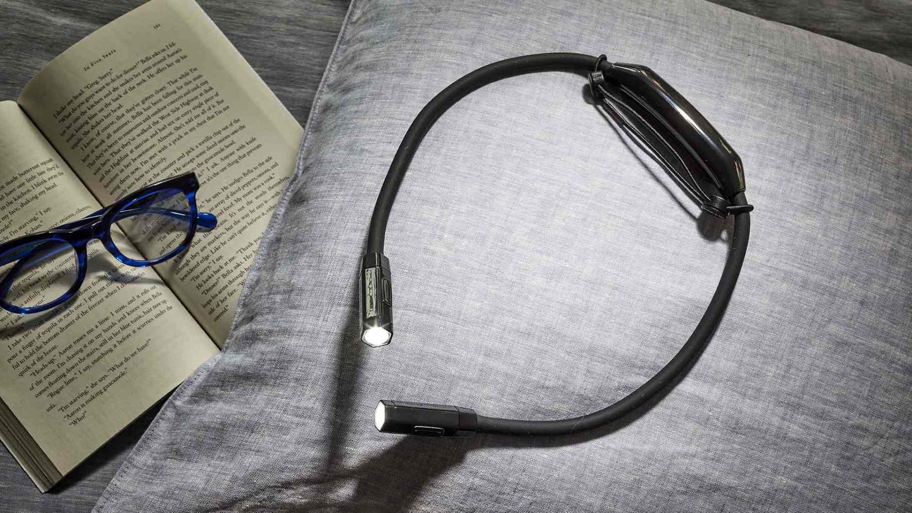 The Vekkia Hands Free Neck Book Light Makes Reading Easy Buy Side from WSJ