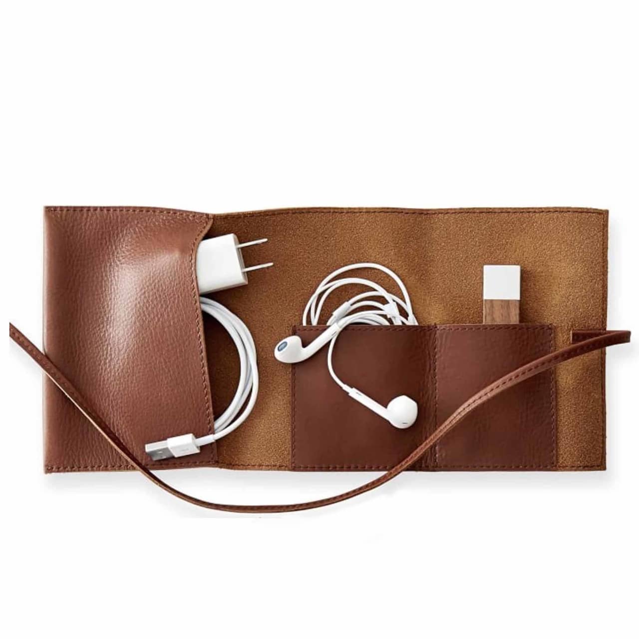 Leather Charger Roll-Up
