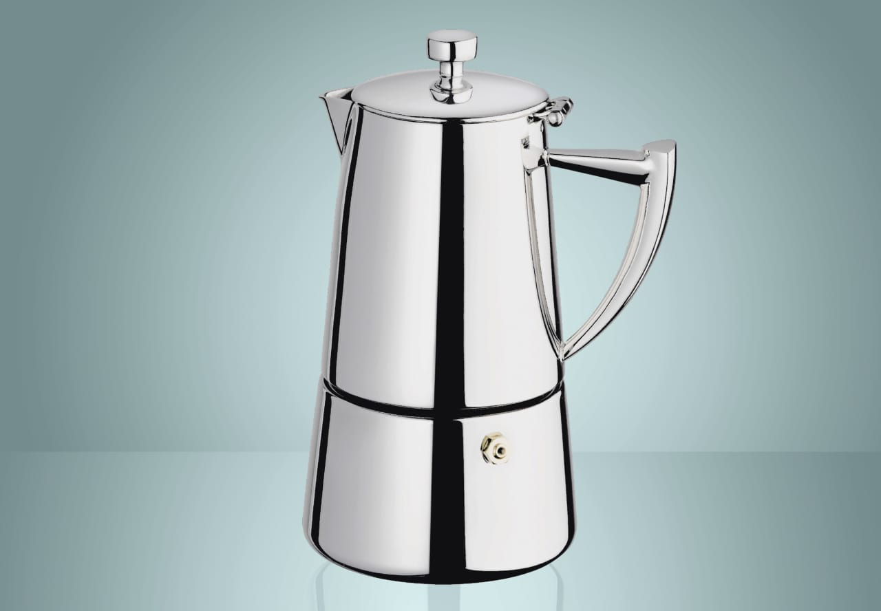 Coffee Maker Moka Pot Stainless Steel Stovetop Espresso Maker