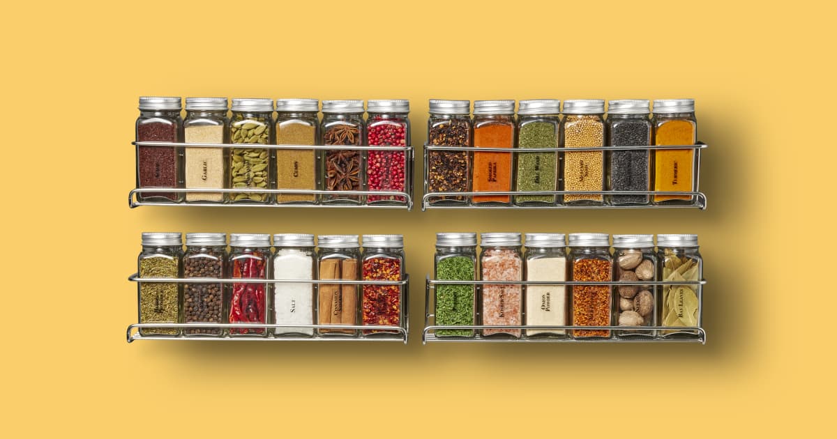 The Talented Kitchen Spice Rack Keeps Your Cabinets Uncluttered Buy Side From Wsj 