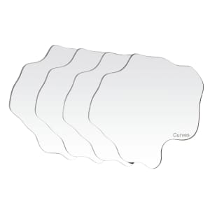 Curves by Sean Brown Spill Coasters (Set of 4)