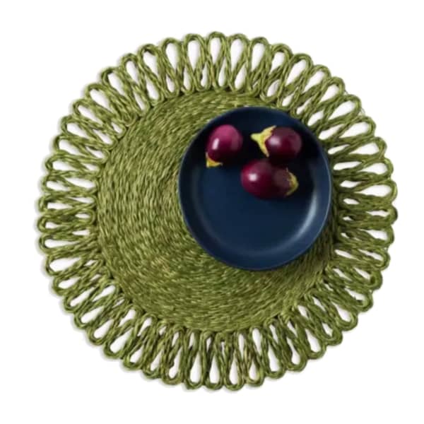 Teigan Floral Abaca Placemats, Set of 4