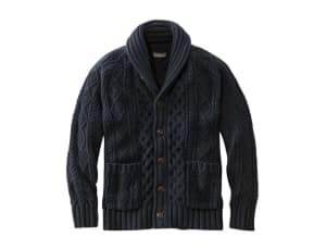 L.L. Bean Classic Shawl-Collar Cardigan