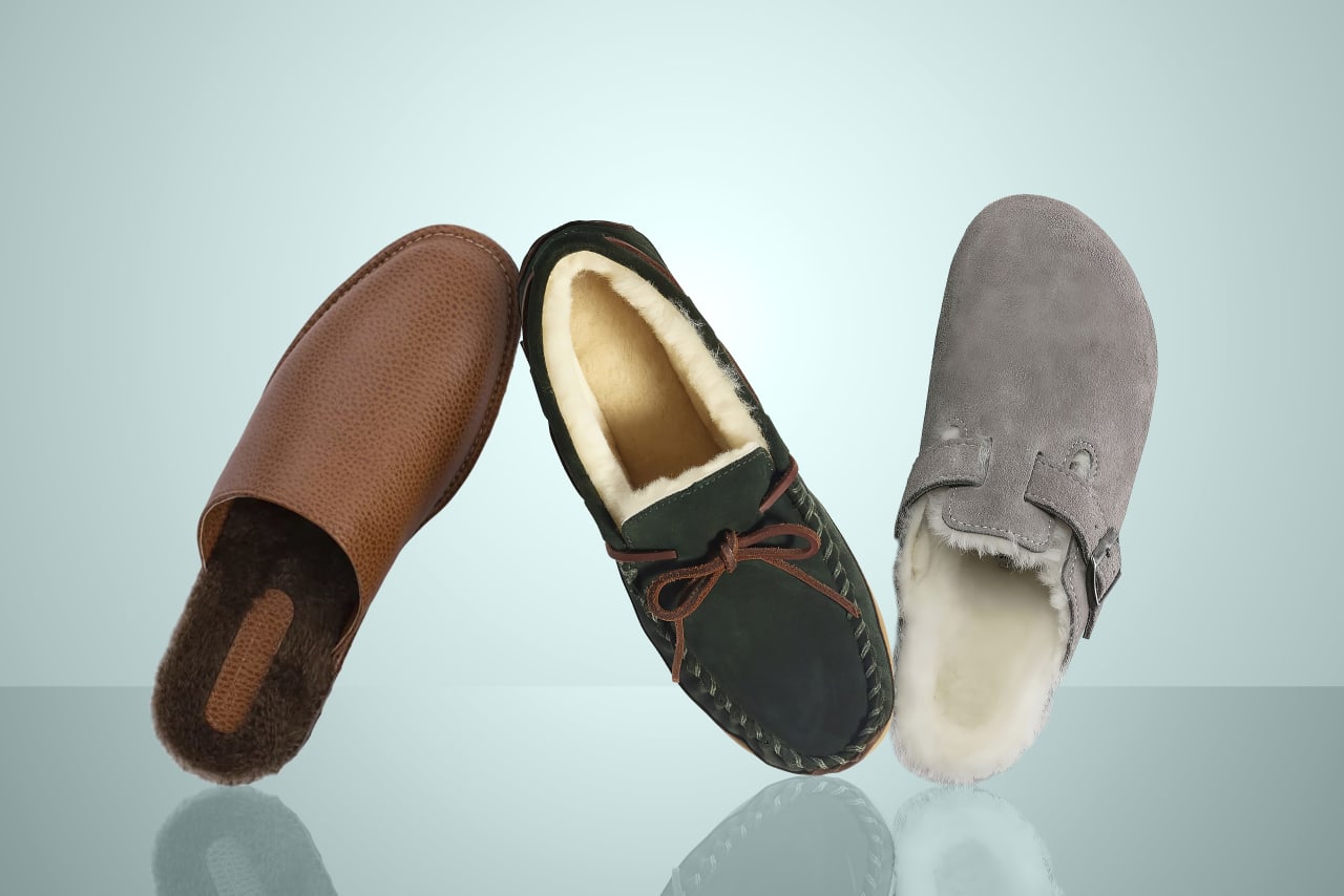 Loafer slippers for online men