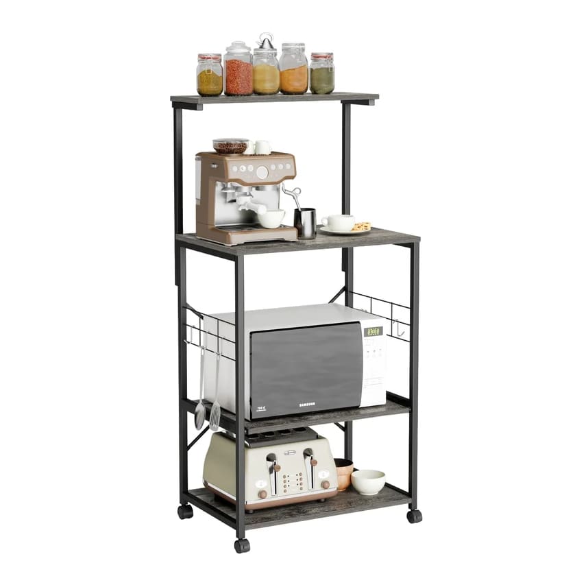 Wide Rolling Kitchen Cart 