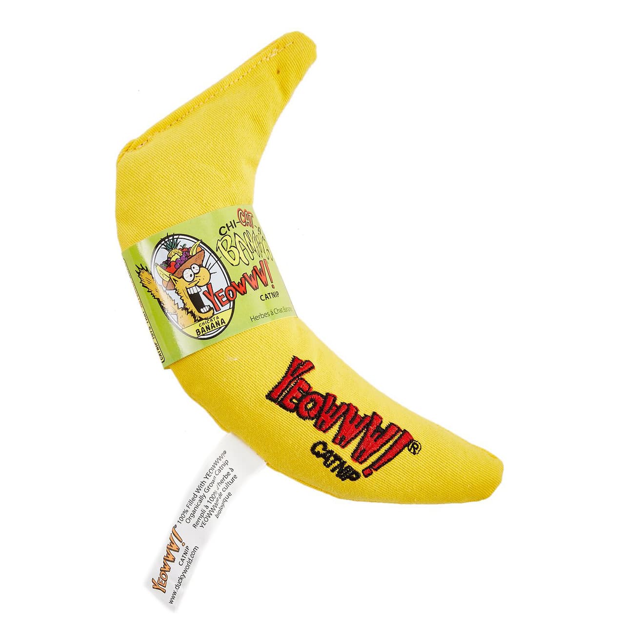 Catnip Yellow Banana Cat Toy