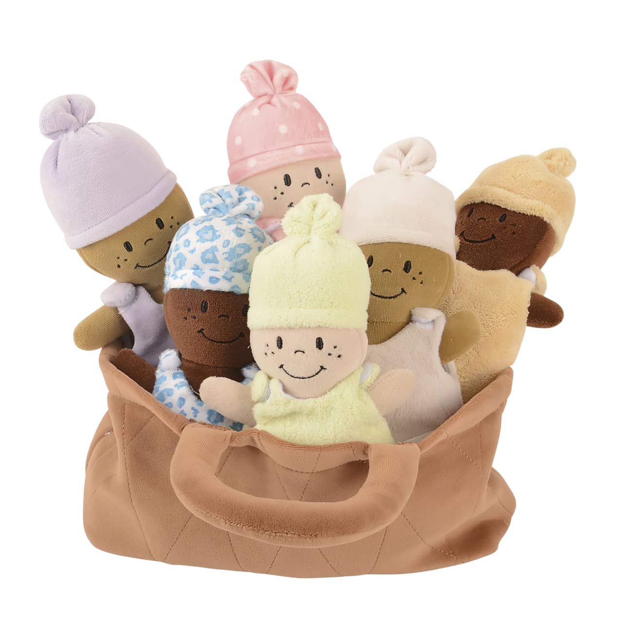 Plush Basket of Babies