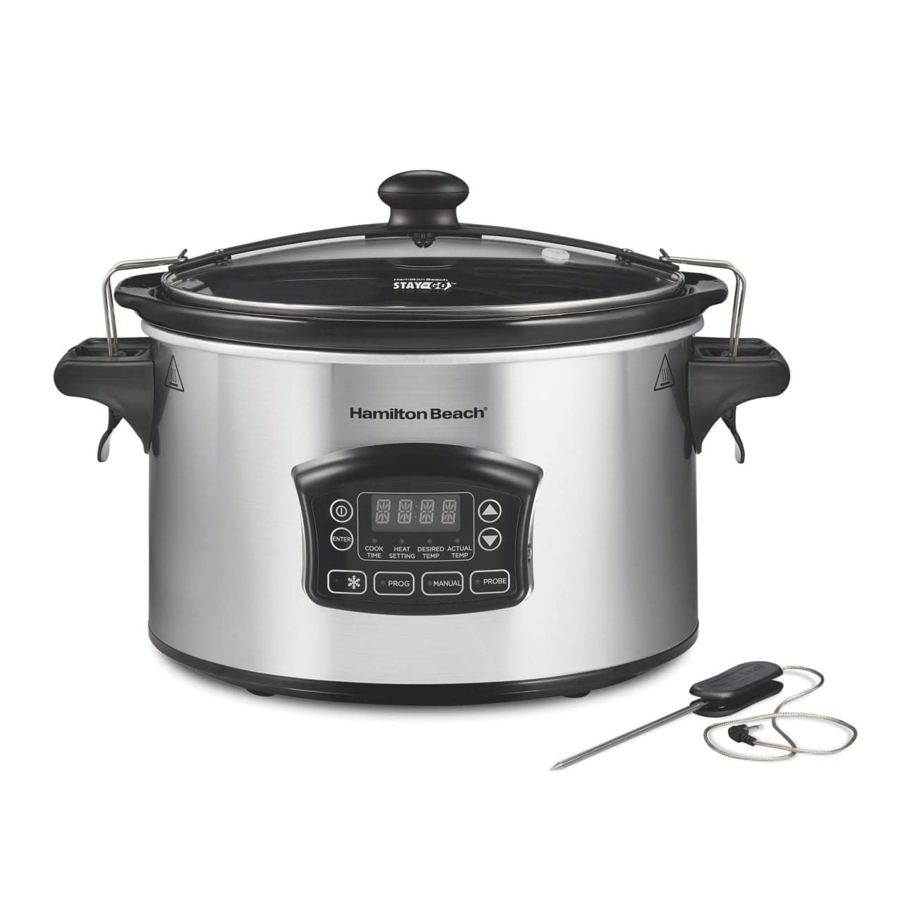 Portable 6-Quart Set & Forget Digital Programmable Slow Cooker