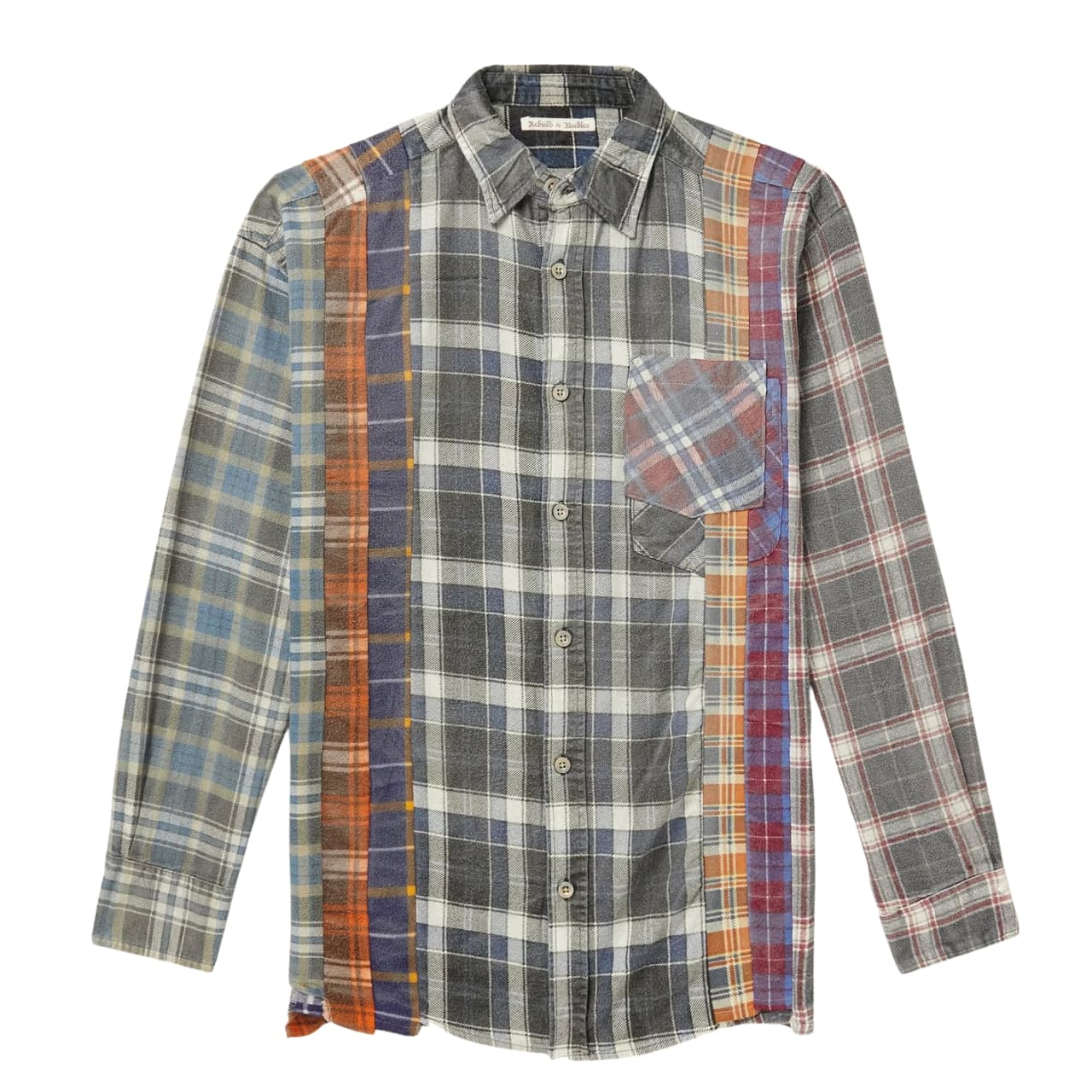 7 Cuts Checked Cotton-Flannel Shirt