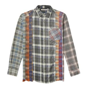 Needles 7 Cuts Checked Cotton-Flannel Shirt