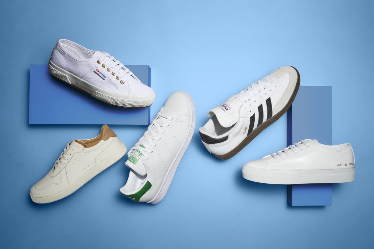 Best white hot sale adidas sneakers