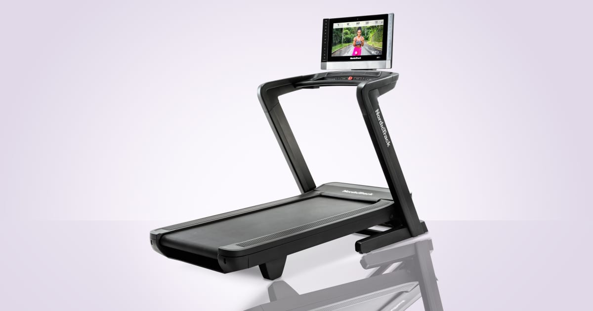 Treadmill with video discount screen