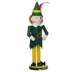 Kurt Adler  11" Wooden Buddy the Elf Nutcracker