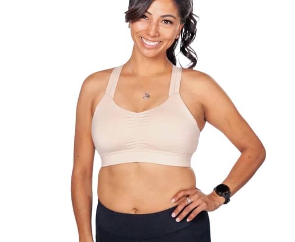 Double Strap Adjustable Clasp Sports Bra Double Lined Activewear