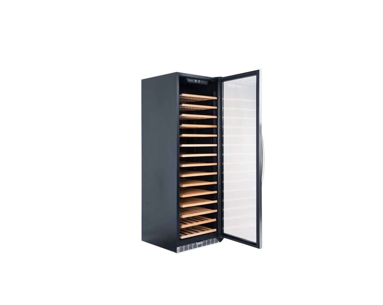 168-Bottle Single Temperature Full Glass Door Wine Refrigerator