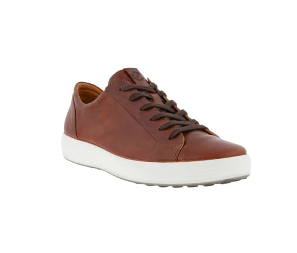 Mens on sale leather trainers