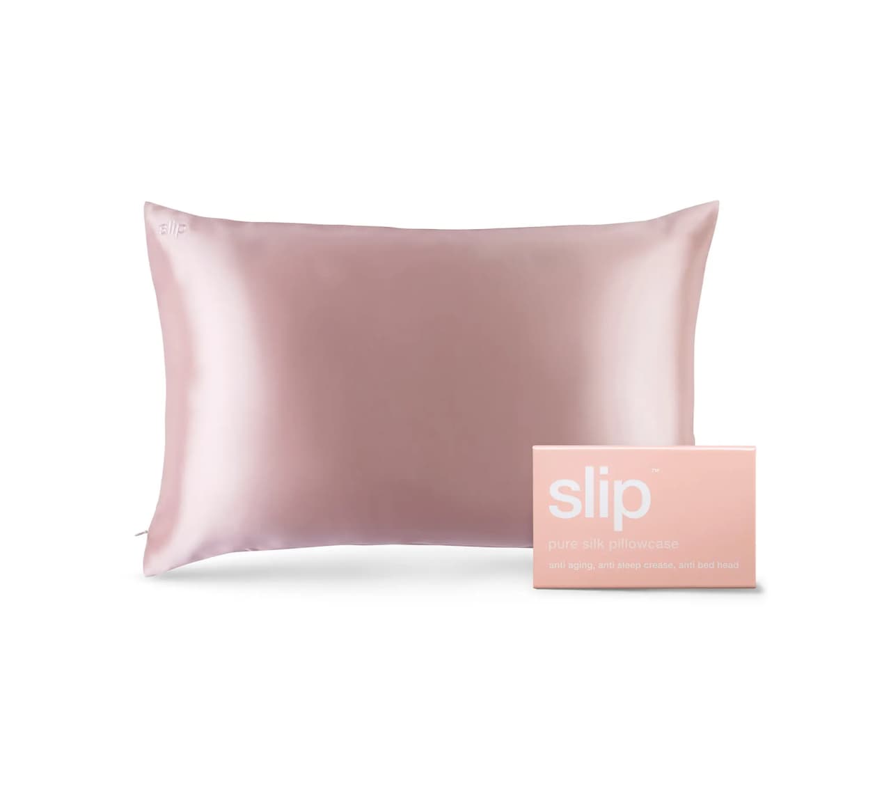 Closeout Deal Fresh Face Anti-Wrinkle Pillow With Silk Pillowcase