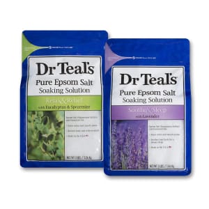 Dr. Teal's Epsom Salt Bath Gift Set (Eucalyptus and Lavender 2 Pack)
