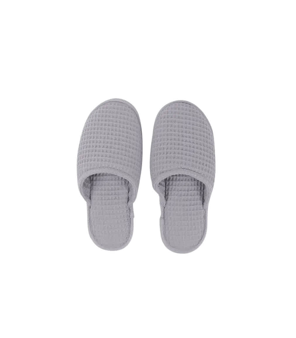 Womens hot sale gray slippers