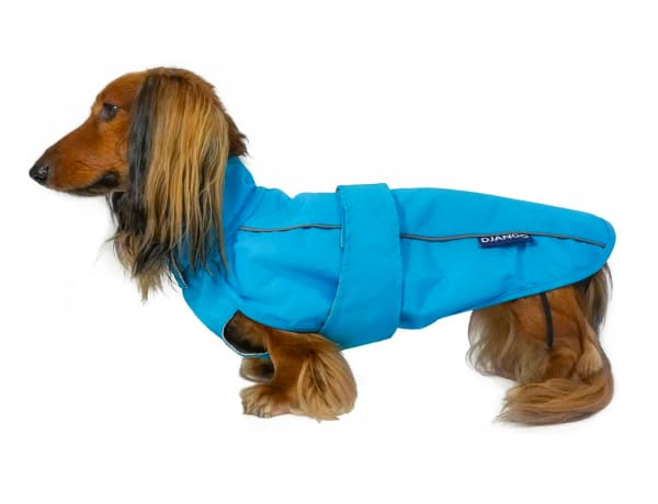 Dog Raincoat for Small Dogs Waterproof and Windproof pet Raincoat with  Adjustable Hood Small Dog Rain Jacket with Safety Reflective Piping for  Small