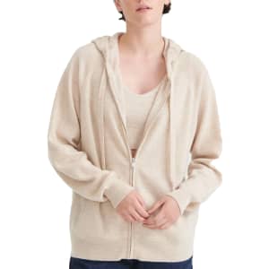 Nadaam Cashmere Zip Up Hoodie