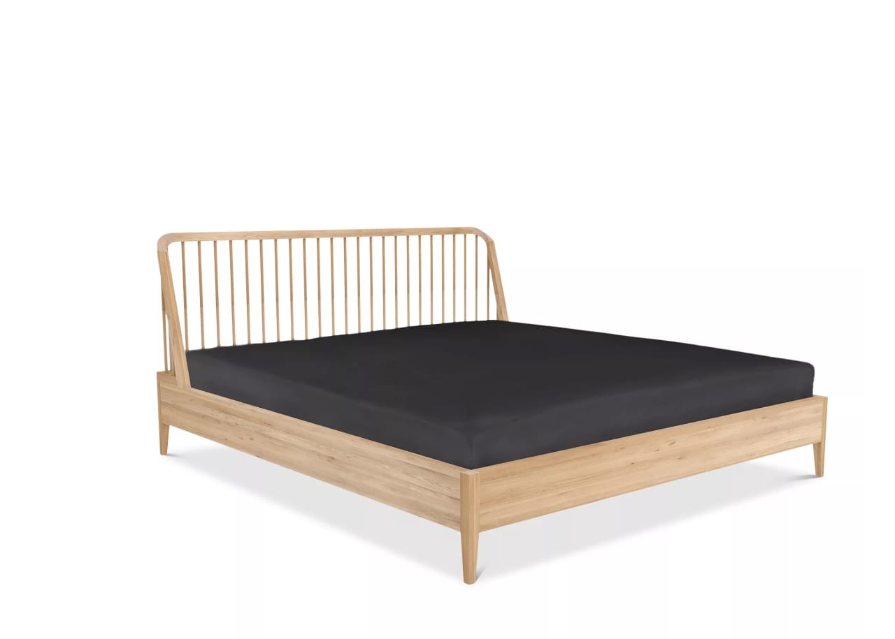 King size store spindle bed