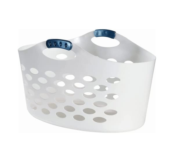 Large Round Storage Basket, Cute Collapsible Laundry Basket