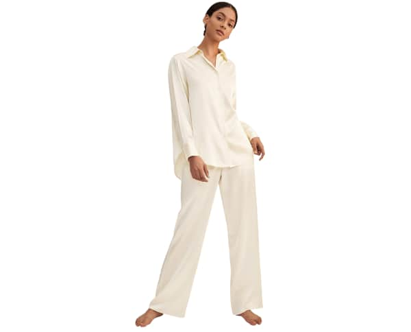 Washable Silk Long PJ Set