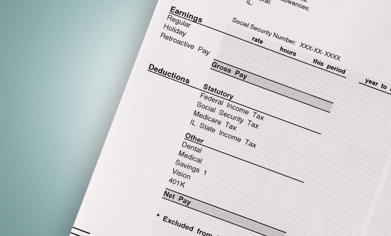 How to Read Your Pay Stub Buy Side from WSJ