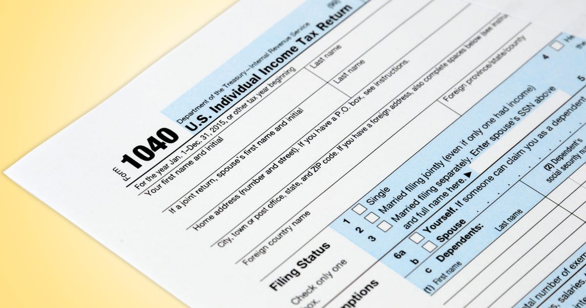 How to Fill Out a Form 1040 Buy Side from WSJ How to Fill Out a Form 1040 Buy Side from WSJ