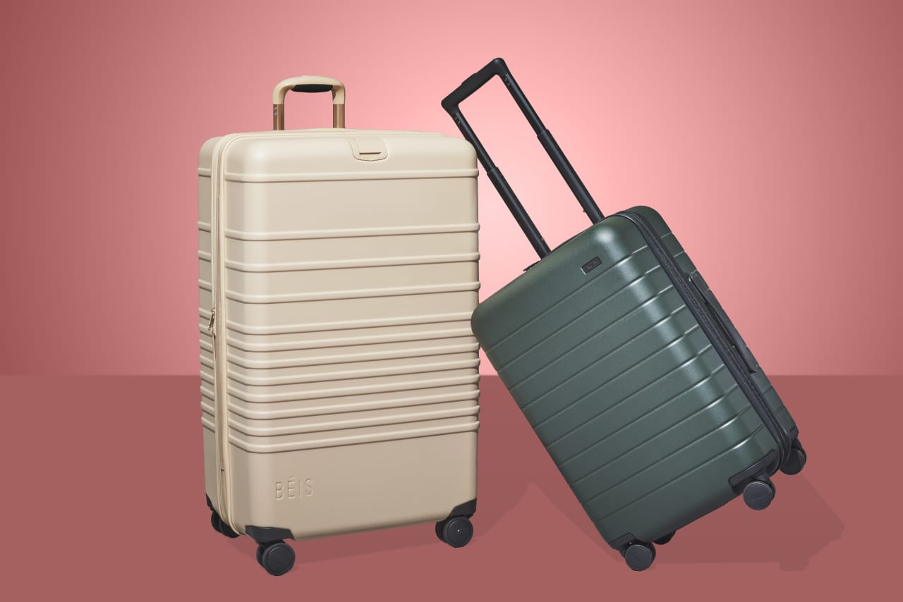  Monogram Pattern Luggage Set