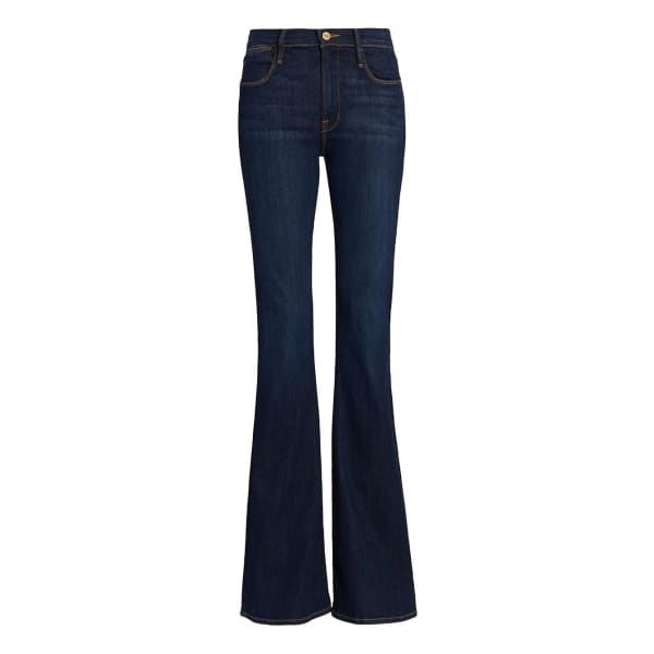 Le High High-Rise Stretch Flare Jeans