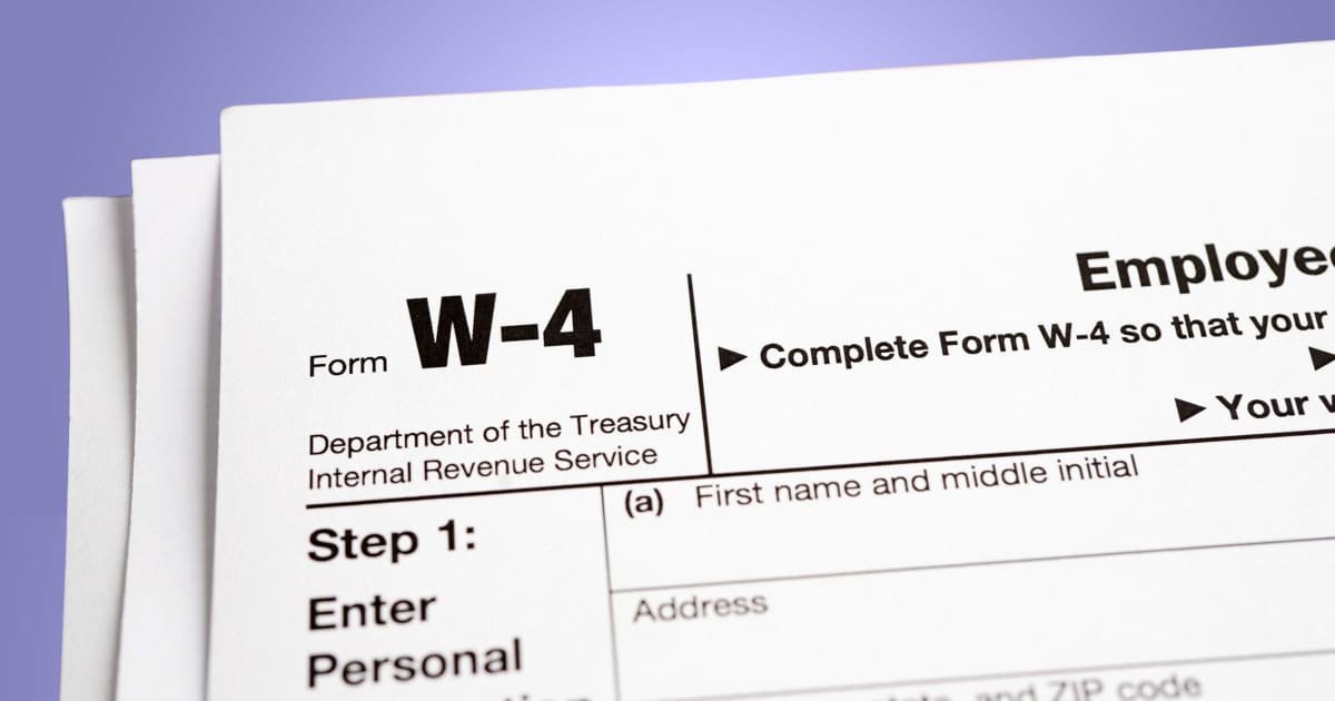 What Is a W4? How to Fill Out the Tax Form Buy Side from WSJ