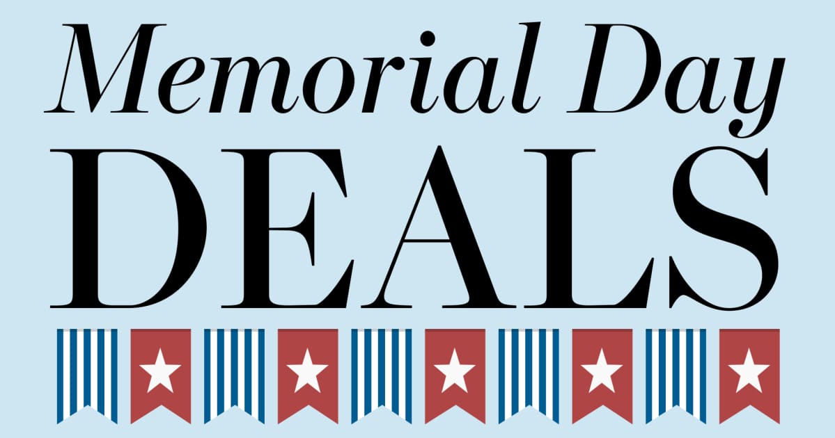 Here are today's 5 best  deals — save up to 45% ahead of Memorial Day