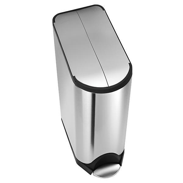 Stainless Steel Butterfly Step Trash Can