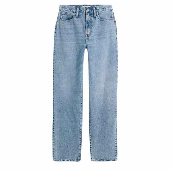 Lauren Jeans Co. Womens Straight Leg Jeans Denim Stretch High Rise