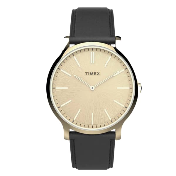 3H Leather Strap Watch, 40mm 