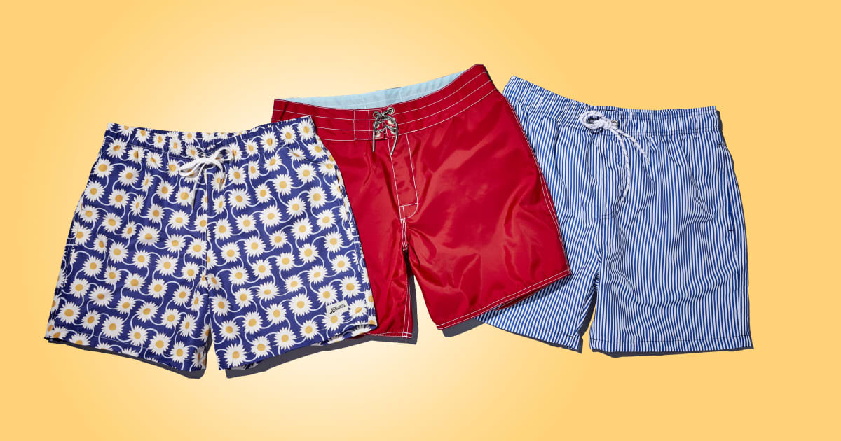 Best mens stretch hot sale swim trunks